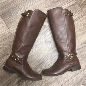 G by Guess Brown Knee Boots
